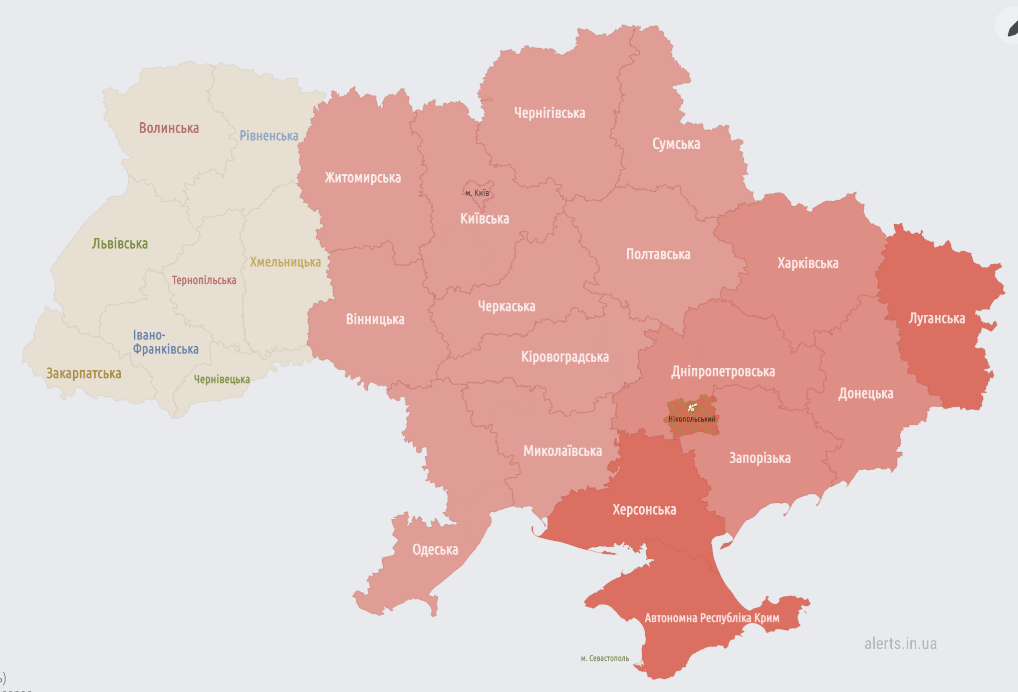 Ракетна атака. В Україні масштабна повітряна тривога: всі подробиці